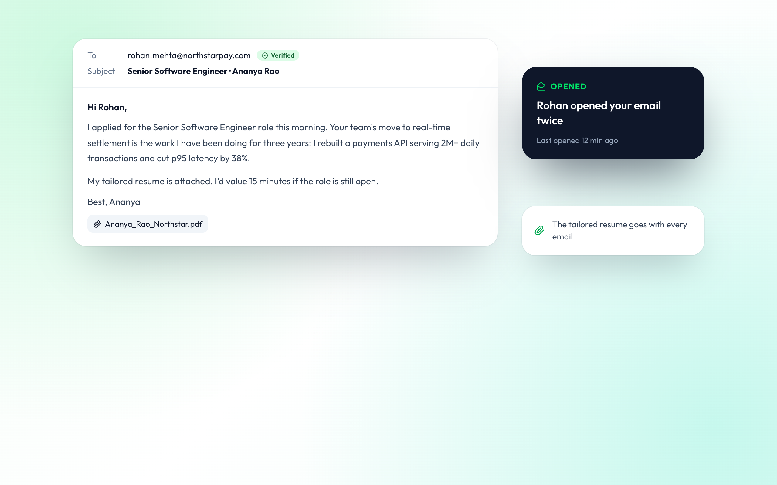 Email the Hiring Manager