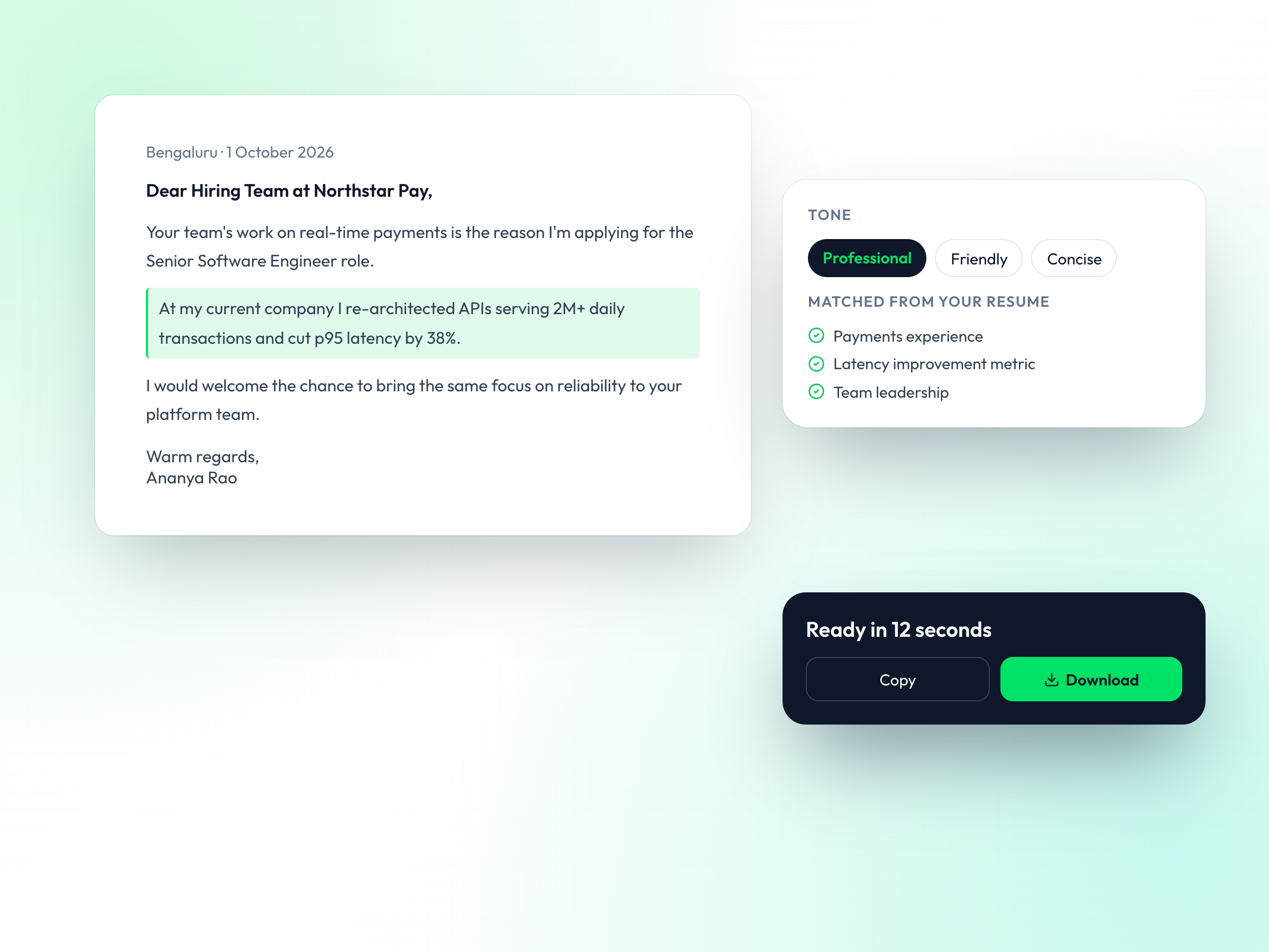 Cover Letter Copilot