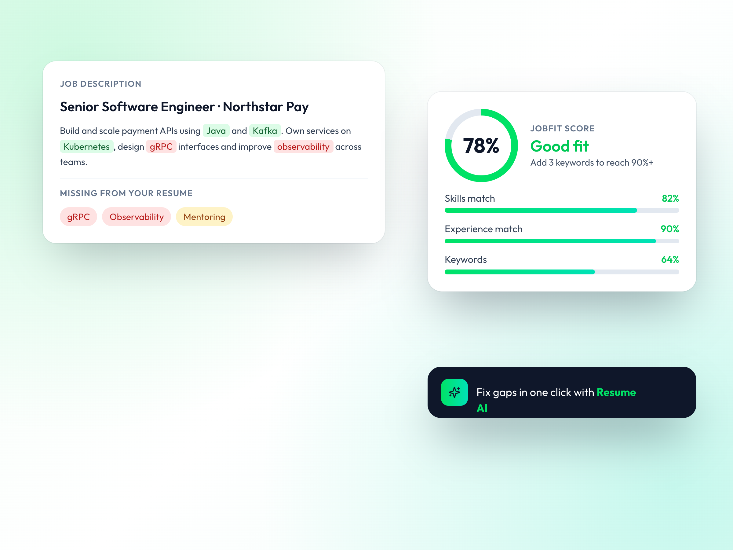 Resume JobFit Scorer